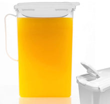 Load image into Gallery viewer, Clip & Lock Seal 2 Litre Fridge Door Jug with White Lid, Ideal for Juice, Milk, Water and More. BPA-Free.