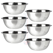 Load image into Gallery viewer, Stainless Steel Mixing Bowls - Easy-Grip Mixing Bowls for Baking, Cooking, Salad & Food Prep - Small, Medium and Large