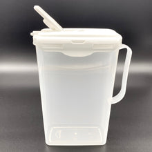 Load image into Gallery viewer, Clip & Lock Seal 2 Litre Fridge Door Jug with White Lid, Ideal for Juice, Milk, Water and More. BPA-Free.