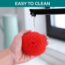 Load image into Gallery viewer, Non-Scratch Round Plastic Scourers, Multi-Purpose Scouring Pads for Kitchen and Bathroom
