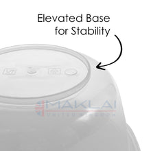 Load image into Gallery viewer, Set of 4 Plastic Mixing Bowls, BPA Free. Microwave, Dishwasher and Freezer Safe.