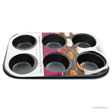 Load image into Gallery viewer, Prima Non Stick Carbon Steel 6 Muffin Pan