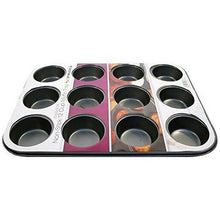 Load image into Gallery viewer, Prima Non Stick Carbon Steel 12 Muffin Pan
