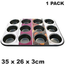 Load image into Gallery viewer, Prima Non Stick Carbon Steel 12 Muffin Pan
