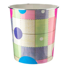 Load image into Gallery viewer, 7.7L Polka Dot Plastic Waste Paper Dust Bin