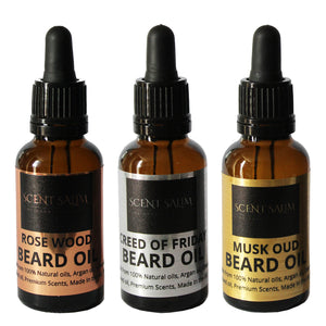 Scent Salim Natural & Nourishing Fragranced Beard Oils
