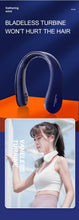 Load image into Gallery viewer, F860A Portable Neck Fan with 3 Speeds &amp; 360° Cooling Airflow, 2000mAh Rechargeable
