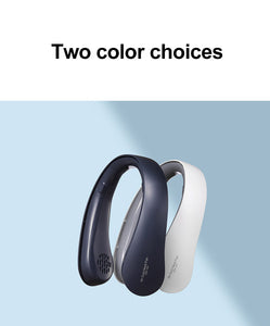 F860A Portable Neck Fan with 3 Speeds & 360° Cooling Airflow, 2000mAh Rechargeable