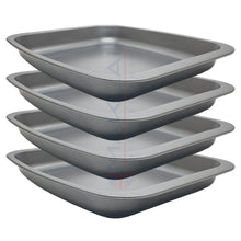 Load image into Gallery viewer, Multi-Pack Carbon Steel Grey Roasting Trays, Oven Roaster Pans
