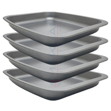 Load image into Gallery viewer, Multi-Pack Carbon Steel Grey Roasting Trays, Oven Roaster Pans
