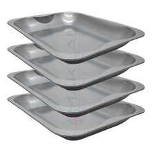 Load image into Gallery viewer, Multi-Pack Carbon Steel Grey Roasting Trays, Oven Roaster Pans
