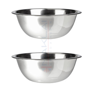 Stainless Steel Mixing Bowls - Easy-Grip Mixing Bowls for Baking, Cooking, Salad & Food Prep - Small, Medium and Large