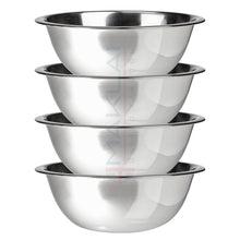 Load image into Gallery viewer, Stainless Steel Mixing Bowls - Easy-Grip Mixing Bowls for Baking, Cooking, Salad &amp; Food Prep - Small, Medium and Large
