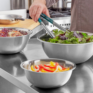 Stainless Steel Mixing Bowls - Easy-Grip Mixing Bowls for Baking, Cooking, Salad & Food Prep - Small, Medium and Large