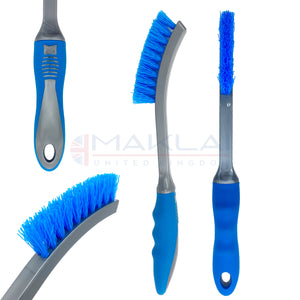 Long Handle Grout/Crevice Cleaning Brush Tool - Easily Remove Dirt and Grime from Tile Groove Gaps