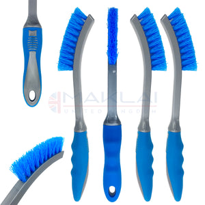 Long Handle Grout/Crevice Cleaning Brush Tool - Easily Remove Dirt and Grime from Tile Groove Gaps