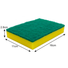 Load image into Gallery viewer, Heavy Duty Large Scrub Sponges 16 x 11 x 2.8cm, Multi-Purpose for Kitchen, Bathroom, and Commercial use
