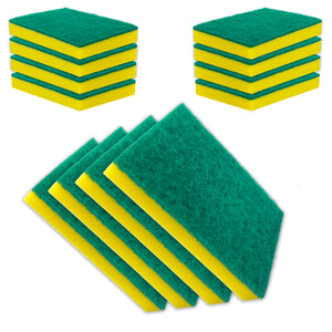 Heavy Duty Large Scrub Sponges 16 x 11 x 2.8cm, Multi-Purpose for Kitchen, Bathroom, and Commercial use