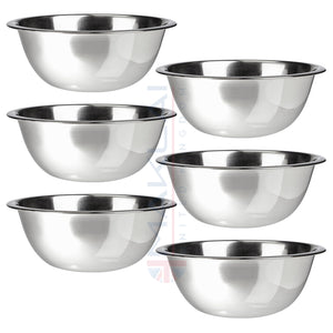 Stainless Steel Mixing Bowls - Easy-Grip Mixing Bowls for Baking, Cooking, Salad & Food Prep - Small, Medium and Large