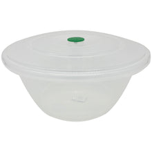 Load image into Gallery viewer, Large 30cm Plastic Bowl with Lid, BPA Free. 7 Litre Microwave Container, Dishwasher and Freezer Safe
