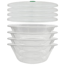 Load image into Gallery viewer, Large 30cm Plastic Bowl with Lid, BPA Free. 7 Litre Microwave Container, Dishwasher and Freezer Safe
