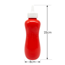 Load image into Gallery viewer, Squeezy Sauce Bottles with Twist Nozzle Cap, Food Grade Plastic Squeeze Condiment Bottle Set
