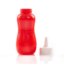 Load image into Gallery viewer, Squeezy Sauce Bottles with Twist Nozzle Cap, Food Grade Plastic Squeeze Condiment Bottle Set
