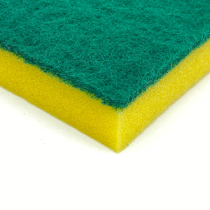 Heavy Duty Large Scrub Sponges 16 x 11 x 2.8cm, Multi-Purpose for Kitchen, Bathroom, and Commercial use