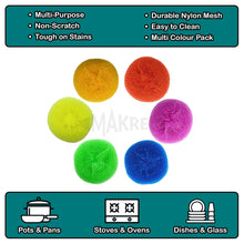 Load image into Gallery viewer, Non-Scratch Round Plastic Scourers, Multi-Purpose Scouring Pads for Kitchen and Bathroom
