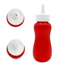 Load image into Gallery viewer, Squeezy Sauce Bottles with Twist Nozzle Cap, Food Grade Plastic Squeeze Condiment Bottle Set
