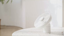 Load and play video in Gallery viewer, F25 Silent Portable Wireless Fan with Fragrance Diffuser, Detachable Tripod, Night Light and Remote Control. Wall Mount &amp; Hanging Options, 3 Speeds
