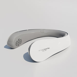 F860A Portable Neck Fan with 3 Speeds & 360° Cooling Airflow, 2000mAh Rechargeable