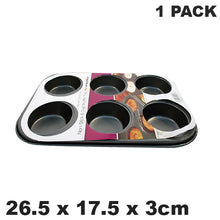 Load image into Gallery viewer, Prima Non Stick Carbon Steel 6 Muffin Pan

