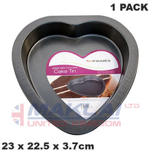 Load image into Gallery viewer, Prima Non Stick Carbon Steel Heart Shaped Cake Pan
