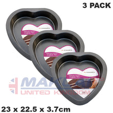 Load image into Gallery viewer, Prima Non Stick Carbon Steel Heart Shaped Cake Pan
