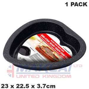 Prima Non Stick Speckled Carbon Steel Heart Shaped Cake Pan