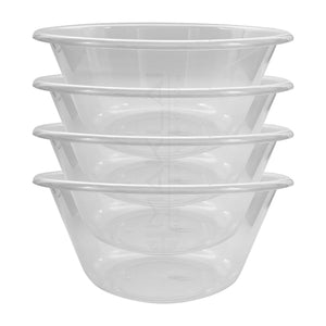 Multi Size Plastic Mixing Bowls, BPA Free. Microwave, Dishwasher and Freezer Safe.