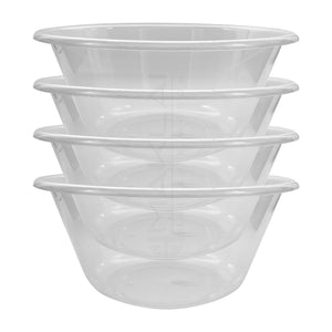 Multi Size Plastic Mixing Bowls, BPA Free. Microwave, Dishwasher and Freezer Safe.