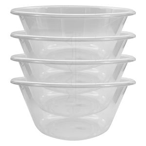 Multi Size Plastic Mixing Bowls, BPA Free. Microwave, Dishwasher and Freezer Safe.