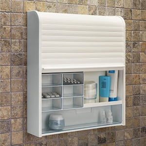 Primanova 092 Wall Mounted Shutter Door Cabinet White